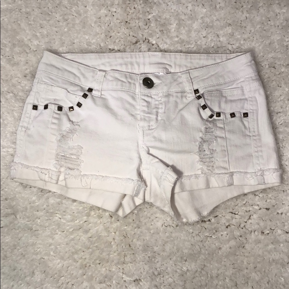 White Shorts